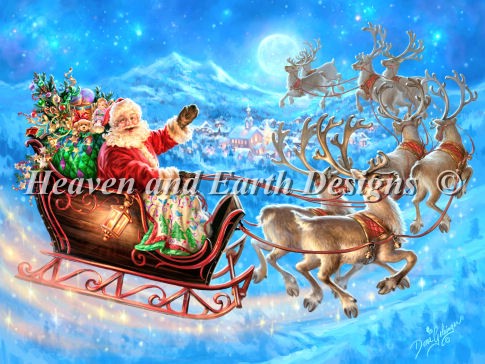 Santas Magical Flight Material Pack - Click Image to Close